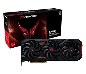 PowerColor Red Devil Radeon RX 9070 GRE 12 GB / Karta graficzna / 2340-2920 MHz / 12 GB GDDR6 / 192-bit / 1x HDMI + 3x DP