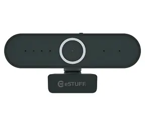 Kamera internetowa eSTUFF G625 HD Office, czarna / Kamera internetowa / Full HD 1080p / 30 kl./s / Mikrofon / USB