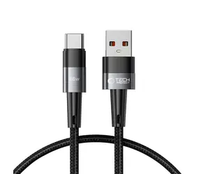 Kabel Tech-Protect UltraBoost szary / USB-C - USB-A / 66 W / 6 A / 0,5 m