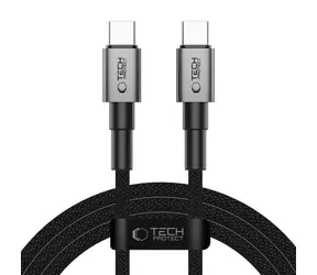 Tech-Protect UltraBoost DNA szary / Kabel USB-C - USB-C / PD 60W / 3A / 1 m