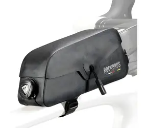 Rockbros AS-134 ROAD TO SKY czarny / Torba na ramę roweru / 0,9 l / wodoodporna