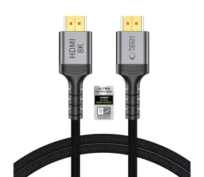 Tech-Protect UltraBoost czarny / kabel HDMI 2.1 / 8K 60Hz / 4K 120Hz / 1 m