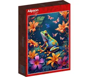 Puzzle ALIPSON Żaba i Motyle / 1000 elementów / 47,8 x 68 cm
