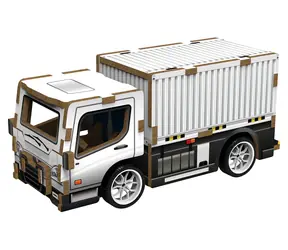 Drewniana układanka 3D 2KIDS TOYS Ciężarówka / Pull-back / 6+ lat