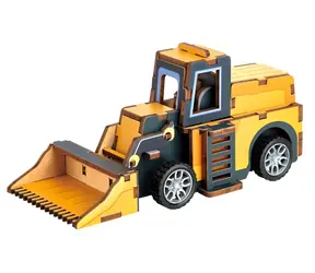 Drewniana układanka 3D 2KIDS TOYS / 47 elementów / od 6 lat
