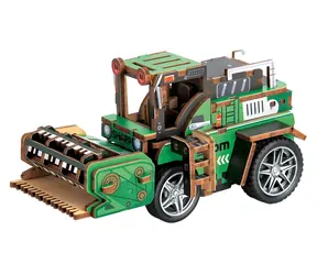 Drewniana układanka 3D 2KIDS TOYS Harvester / Puzzle / 88 elementów / drewno / od 6 lat