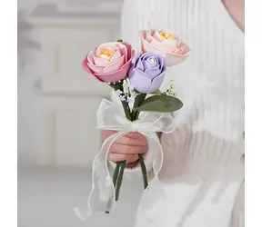Układanka 3D Robotime Rokr Floral Art Lavender Rose / 37 elementów / Poziom trudności 1/5