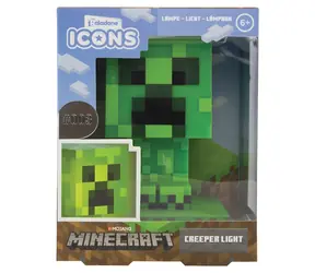 Ikona światła Paladone Creeper Minecraft / Lampa stołowa / 3 baterie AAA