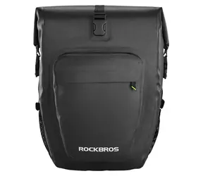 Torba rowerowa Rockbros AS-001 27 l czarna / wodoodporna