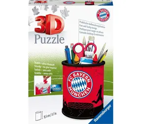 Ravensburger Puzzle 3D Stojak na ołówki FC Bayern Monachium / 57 elementów / Bez klejenia