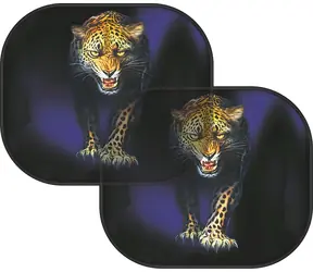 Osłona przeciwsłoneczna Compass LEOPARD / Osłona przeciwsłoneczna / Przyssawki / 2 szt. / Owalna