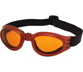 RULYT TTBLADE FOLD metaliczny czerwony / Okulary sportowe / Składane / UV400 / Przeciwmgielne