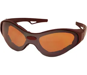 RULYT TT-BLADE MULTI metaliczny czerwony / Okulary sportowe / UV400 / Przeciwmgielne / Wymienne nóżki