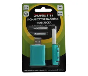 Wskaźnik brań Suretti Rod Tip / Wskaźnik brań / Bateria / Ładowanie przez USB