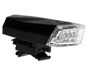 RULYT MS-220942 / Przednia lampka rowerowa / 5 diod LED / uchwyt na kierownicę / 3 baterie AA
