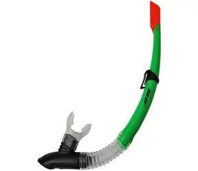 CALTER ADULT 63PVC-SILICON zielony / Fajka do nurkowania / PVC/silikon