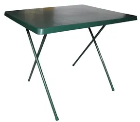 RULYT Stół kempingowy składany 80x60 cm / wys. 50/62 cm / nośność 30 kg / konstrukcja stalowa