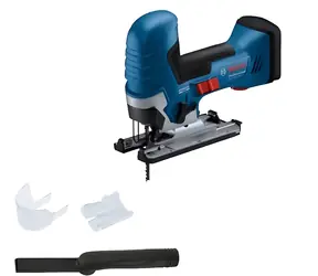 BOSCH GST 18V-125 S Professional niebiesko-czarna / Wyrzynarka akumulatorowa / 18 V / Cięcie drewna 125 mm / Bez akumulatora i ładowarki