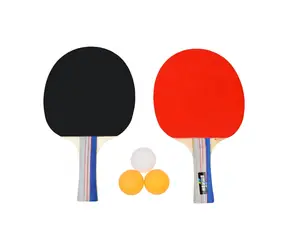 Zestaw do tenisa stołowego RULYT 2ST-01 / 2 rakietki / 3 piłki / gąbka 1,8 mm