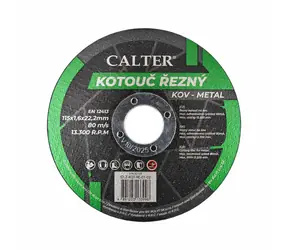 RULYT CALTER / Tarcza tnąca / Średnica 115x22,2 mm / Szerokość 1,6 mm