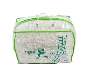 Siatka do piłki nożnej RULYT 2 mm / 1 para / 7,5 x 2,5 x 1,5 x 2,5 m / oczka 12 x 12 cm