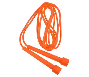 Lifefit Skakanka SPEED ROPE 280 cm pomarańczowa / lina PVC / uchwyty plastikowe / regulowana długość