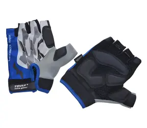 Rulyt TRULY TOP NX3GEL niebieskie, rozmiar L / Rękawiczki rowerowe / żelowe wzmocnienia dłoni / element odblaskowy