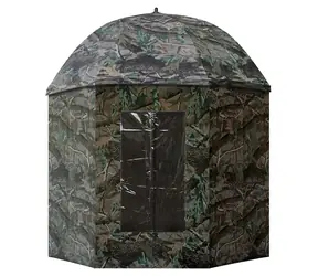 Parasol Suretti z boczną ścianą, pełny, CAMO 250 cm / Parasol / Wędkarski / Z boczną ścianą