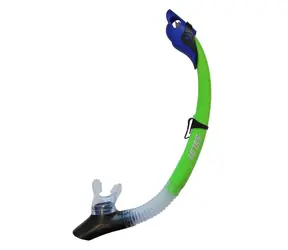 CALTER Adult 117Silicon zielony / Fajka do nurkowania / silikon / elastyczna rurka / falochron wodny