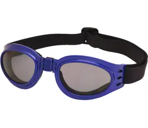 RULYT TTBLADE FOLD metaliczny niebieski / Okulary sportowe / Składane / UV400 / Przeciwmgielne