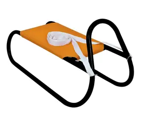 RULYT Sanki metalowe 62 cm pomarańczowo-czarne / nośność: 30 kg