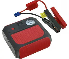 Kompresor Compass + Powerbank rozruchowy 8000mAh / Powerbank rozruchowy z kompresorem / 500A / Ładowanie przez USB