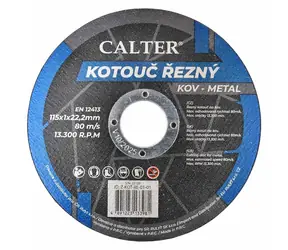 RULYT CALTER Tarcza tnąca / Tarcza tnąca / 115 x 1 x 22,2 mm