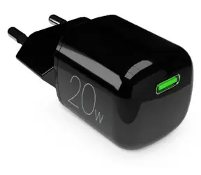 Puro MiniPro czarny / Adapter podróżny / GaN / USB-C / 20 W