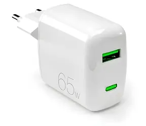 Puro MiniPro biały / Adapter podróżny / GaN / USB-C / USB-A / 65 W