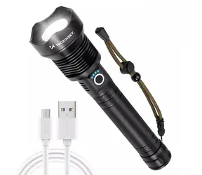 Wozinsky WLT-20W czarna / Latarka / 20 W / 2000 lm / CREE LED / IP65 / regulowana wiązka światła