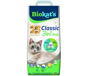 BIOKAT'S Classic Fresh Litter 18 l / Zbrylający / Naturalna glina