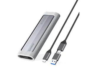 Orico AXM2F-V1 szary / Pudełko na dysk SSD M.2 NGFF / USB-C / 5 Gb/s