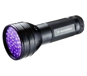 Wozinsky WLT-51L czarny / latarka UV / wykrywanie śladów stóp / IP65