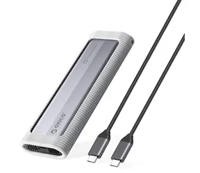 Orico AXM2F szary / Zewnętrzna obudowa do dysku SSD M.2 SATA / USB-C 3.2