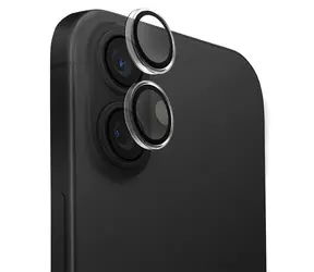 UNIQ Optix Clear black / Osłona obiektywu / iPhone 16, 16 PLUS / z aplikatorem