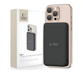 Tech-Protect LifeMag PB24 czarny / Powerbank / MagSafe Qi2 / 10000 mAh / ładowanie bezprzewodowe