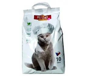 Żwirek dla zwierząt Pet Chef 10 l / Żwirek / Mineralny / Absorbuje zapachy i płyny