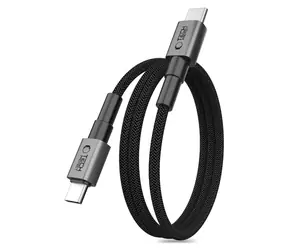 Tech-Protect Ultraboost DNA MagTwist szary / Kabel ładujący / USB-C / PD 100W / 5A / 100 cm
