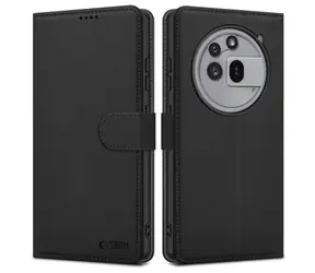 Etui Tech-Protect Wallet, matowe, czarne / Etui portfelowe / Nothing Phone (3a) Pro