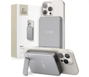Tech-Protect LifeMag PB14 szary / Power bank / MagSafe / 10000 mAh / USB-C