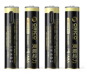 Orico Ener-G EG7C / Akumulator AAA / litowy / 1,5 V / 500 mWh / USB-C / 4 szt.