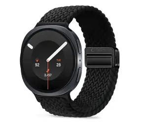Tech-Protect NylonMag czarny / Pasek / do Samsung Galaxy Watch 40/44/46 mm