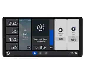 Shelly Wall Display X2 biały / Wyświetlacz ścienny / WiFi, Bluetooth / Ekran dotykowy 6,95" / Przekaźnik 5A