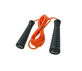Skakanka HEAD czarno-pomarańczowa / 3 m / uchwyty antypoślizgowe / trening cardio